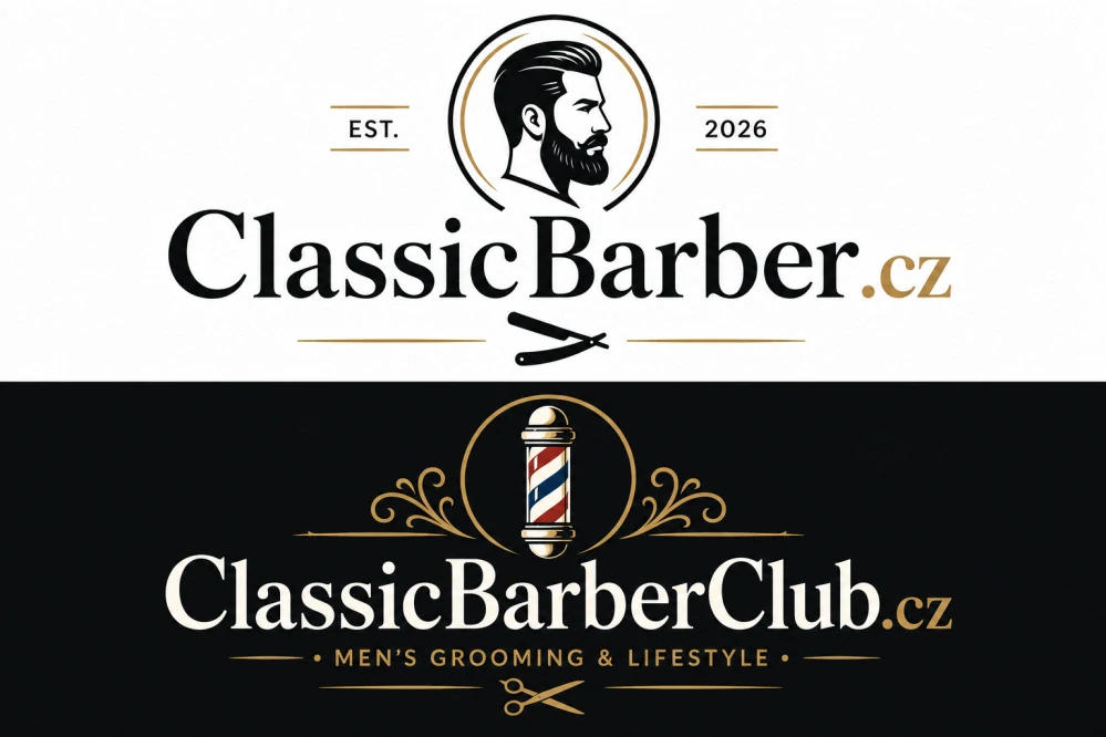 ClassicBarber.cz + ClassicBarberClub.cz – 2 .cz domény pro barbershop a pánskou grooming značku