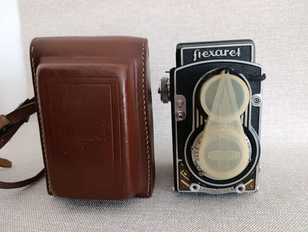 Flexaret V Meopta Belar 3,5/80 + pouzdro a krytka objektivů (č.32)