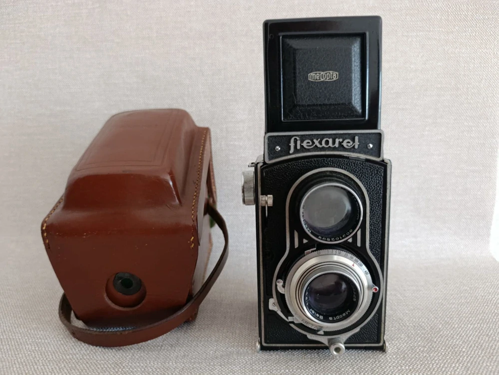 Flexaret Meopta Belar 3,5/80 + kožené pouzdro č.35