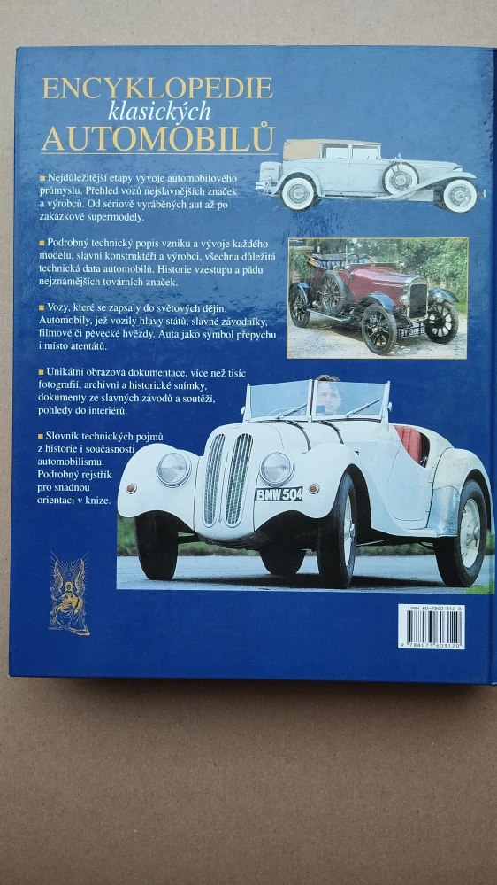 Encyklopedie klas.automobilu, 544 stránek!!