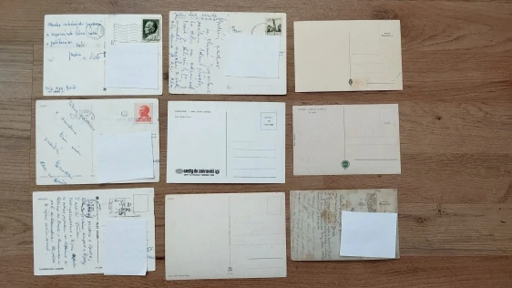 9ks staré pohledy - pohlednice Jugoslavie /  Chorvatsko