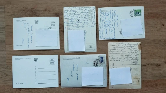 6ks staré černobíle pohlednice, hrady, zámky aj