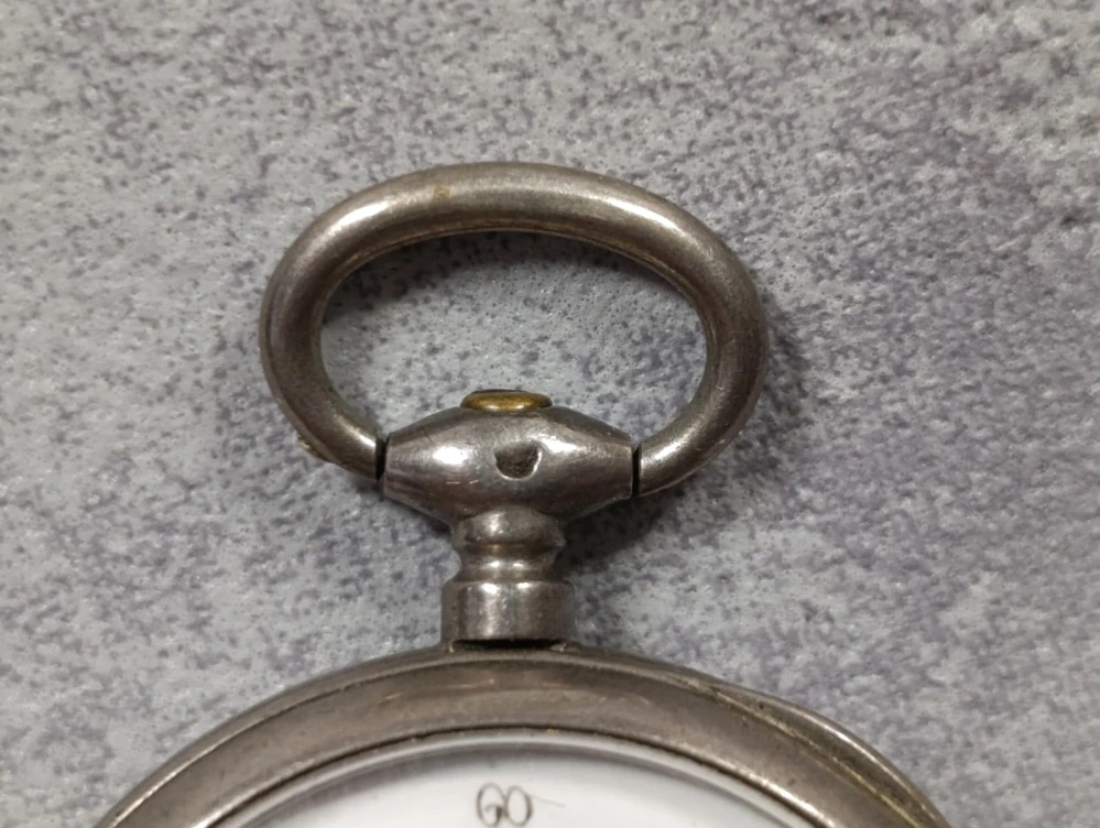 Starožitné pánské stříbrné kapesní hodinky – kličovky 1885 