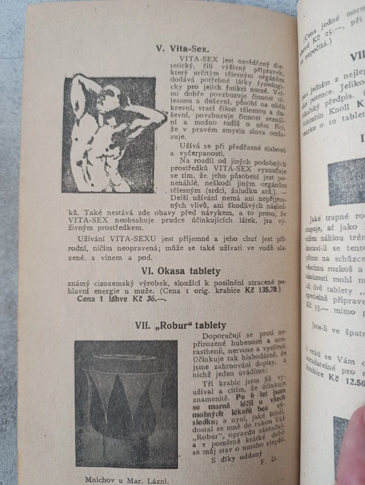 Prostředky k zabránění nákazy a těhotenství HYDIKO  - 1930