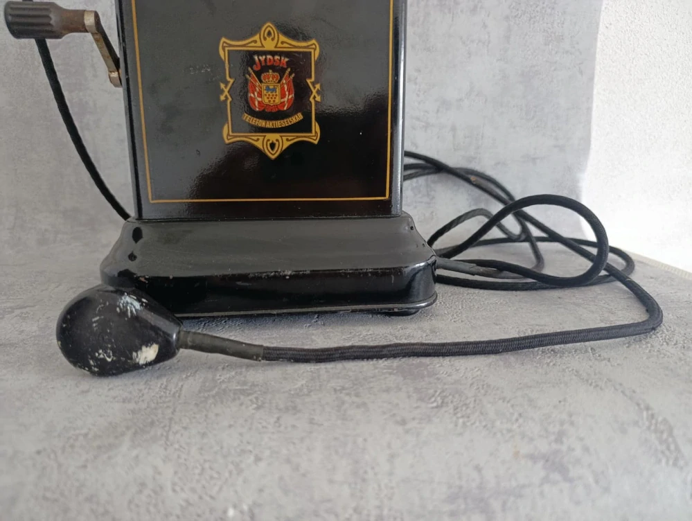 Starý orig.dánský telefon Jydsk do sbírky nebo k dekoraci