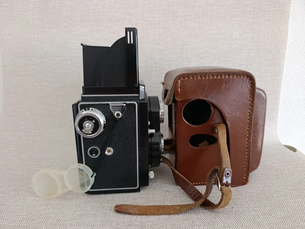 Flexaret V Meopta – Belar 3,5/80, krytka, pouzdro a popruh (č.28)