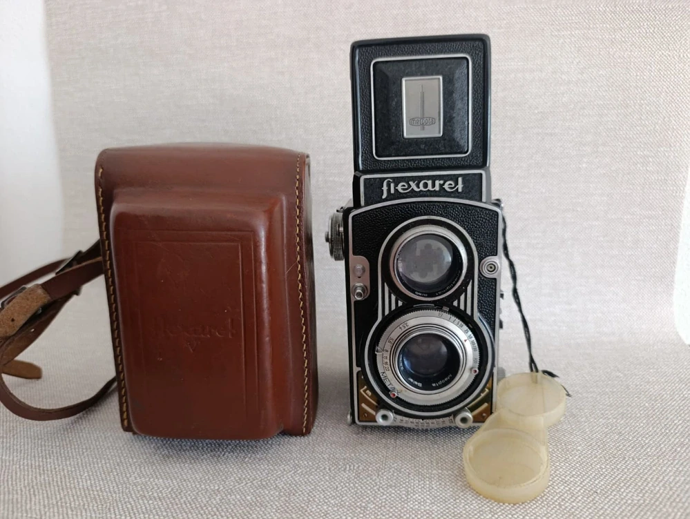 Flexaret V Meopta Belar 3,5/80 + pouzdro a krytka objektivů (č.32)