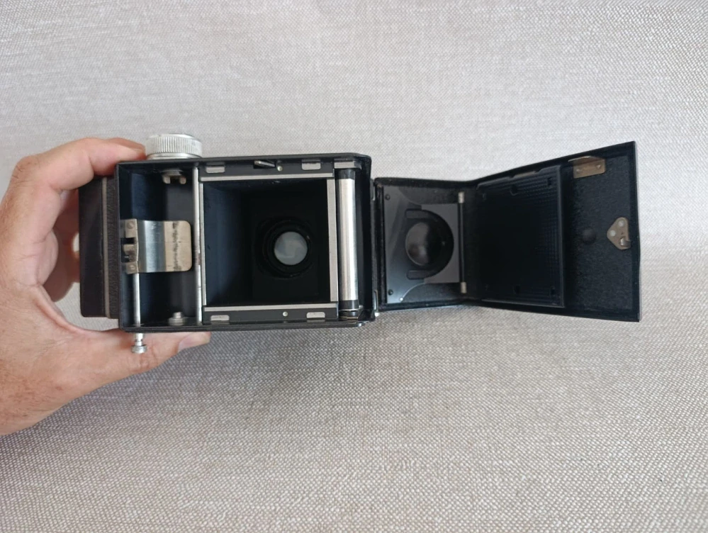 Starší Flexaret Meopta Belar 3,5/80 + pouzdro Flexaret VI (č.39)