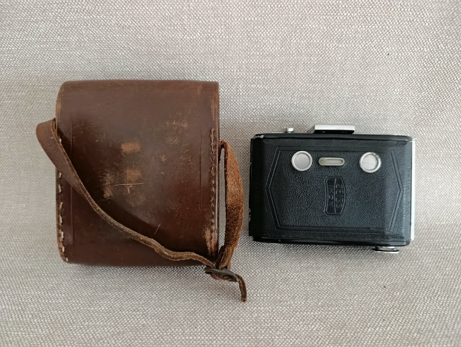 Zeiss Ikon Nettar 6,3/7,5 Telma – měchový fotoaparát + pouzdro č.92