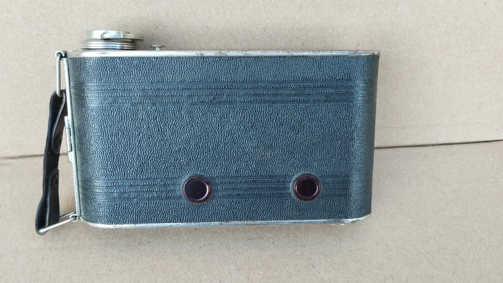 Starý německý měchový fotoaparát Agfa Billy Clack Art Deco