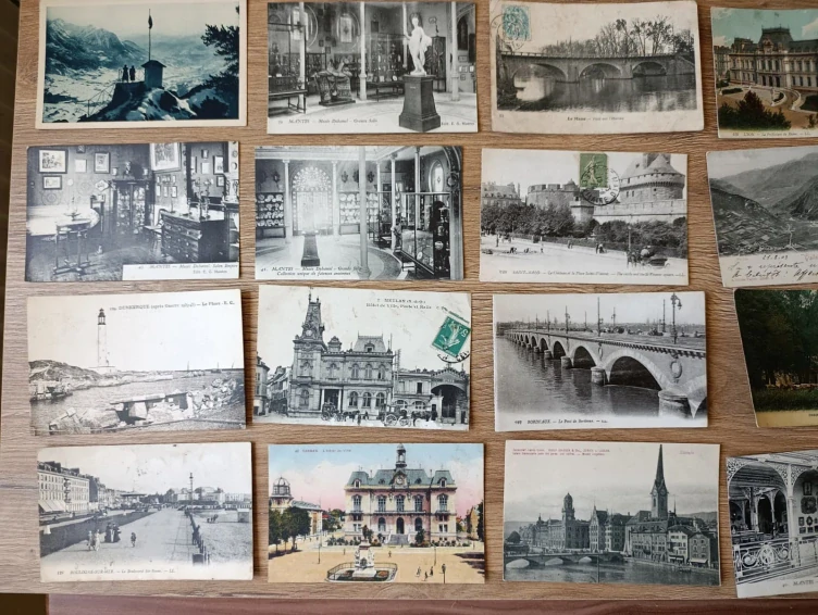 30x staré pohlednice Francie Lyon Marseille Bordeaux cca 1900–1950