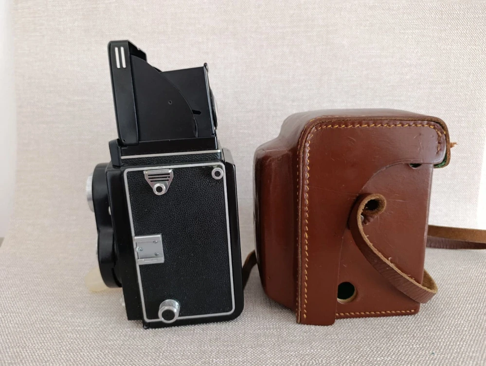 Flexaret V Meopta – Belar 3,5/80, krytka, pouzdro a popruh (č.28)