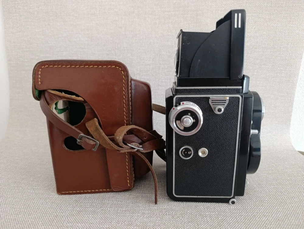 Flexaret V Meopta Belar 3,5/80 + pouzdro a krytka objektivů (č.32)
