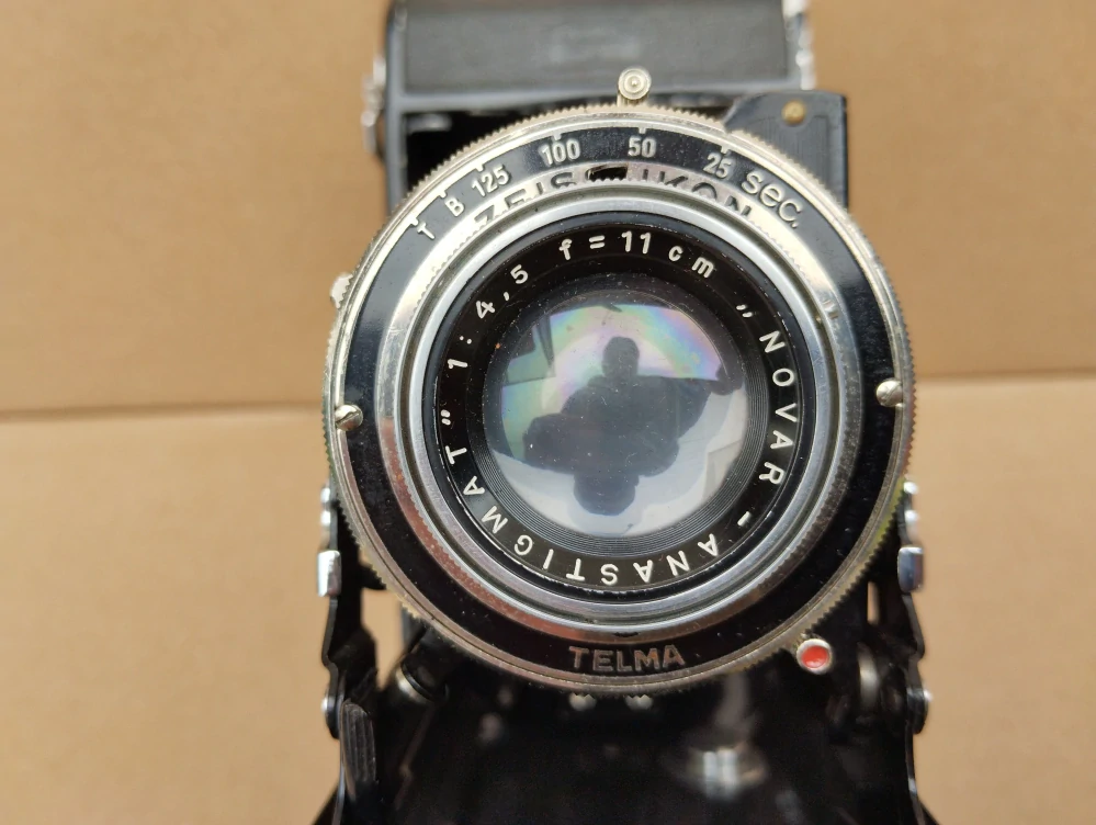 Zeiss Ikon 515/2 – Novar Anastigmat 4,5/11 cm + příslušenství č.55