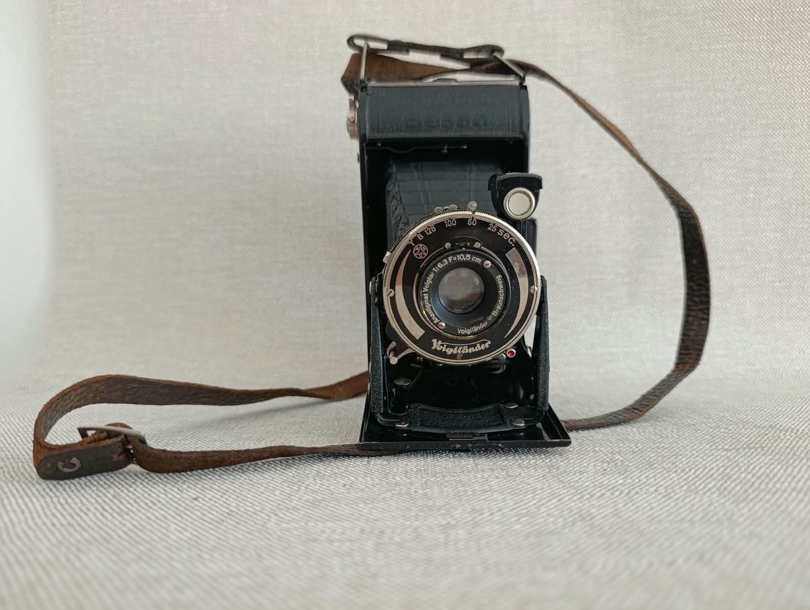 Voigtländer Bessa – Anastigmat Voigtar 6,3/10,5 – na díly/dekoraci  č.91