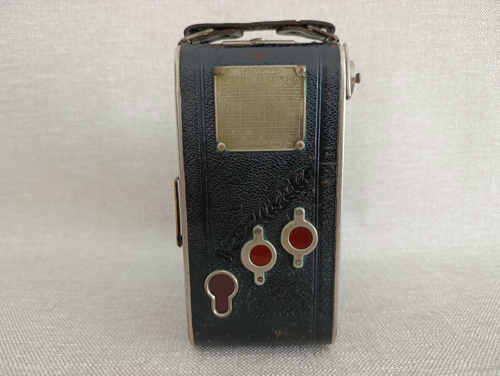 Voigtländer Skopar 4,5/10,5 Compur – na opravu/dekoraci č.100