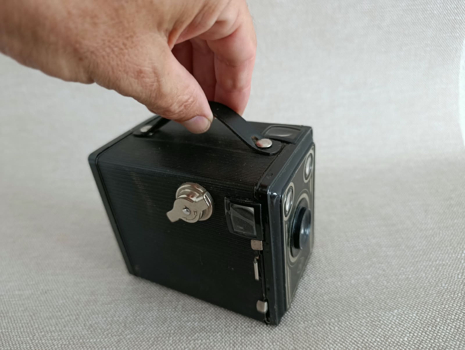 Historický fotoaparát AGFA-BOX + původní pouzdro