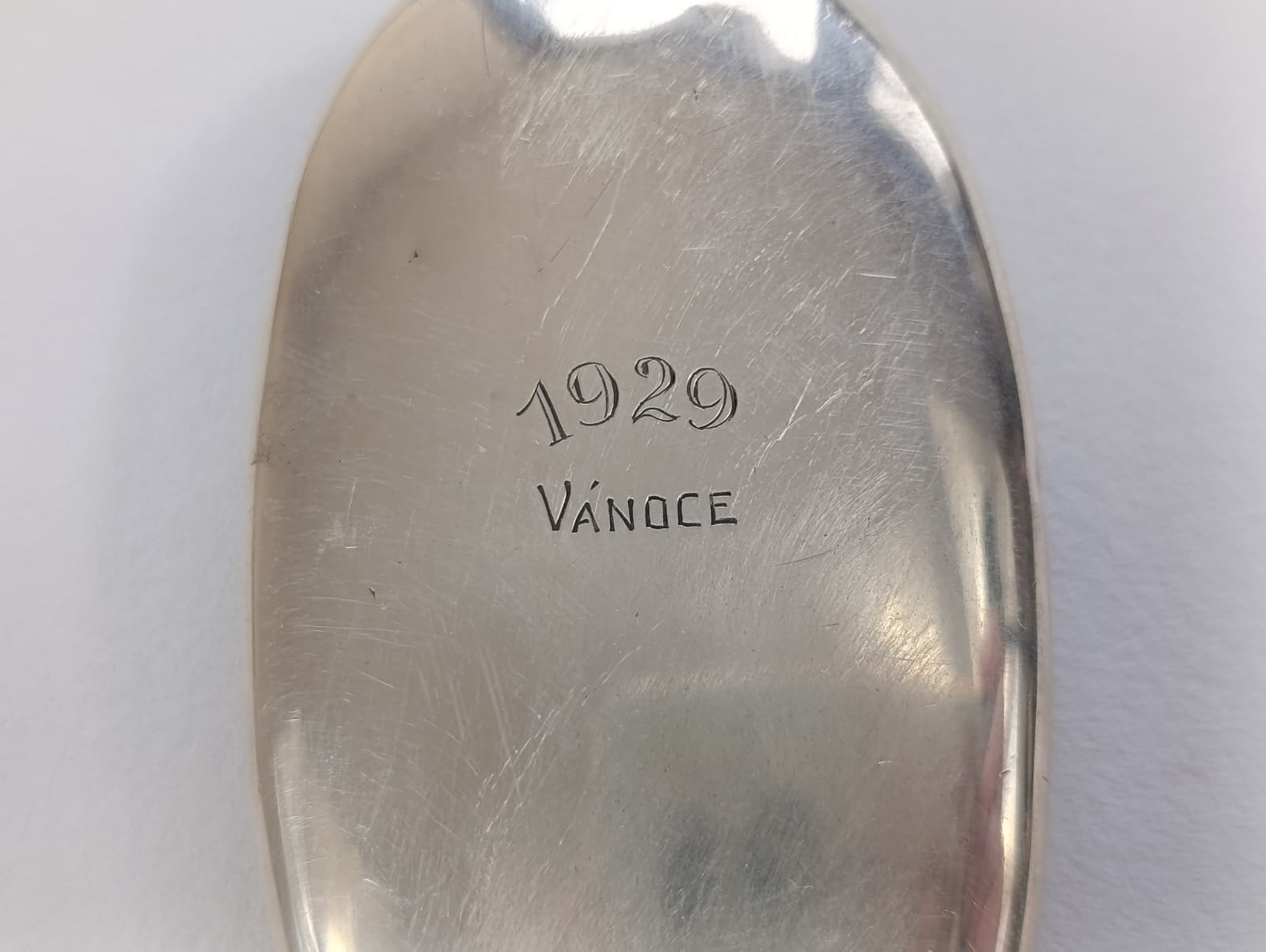 Starožitný kartáč stříbro Ag 800 – Vánoce 1929