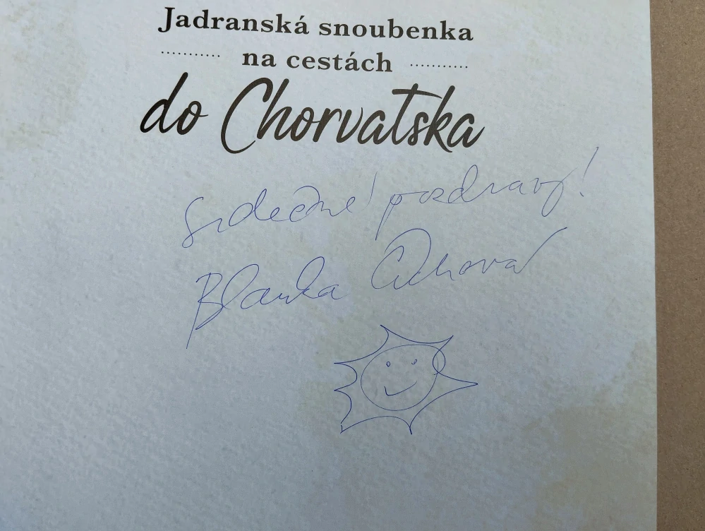 Jadranská snoubenka na cestách s podpisem autorky  - Komisní prodej -