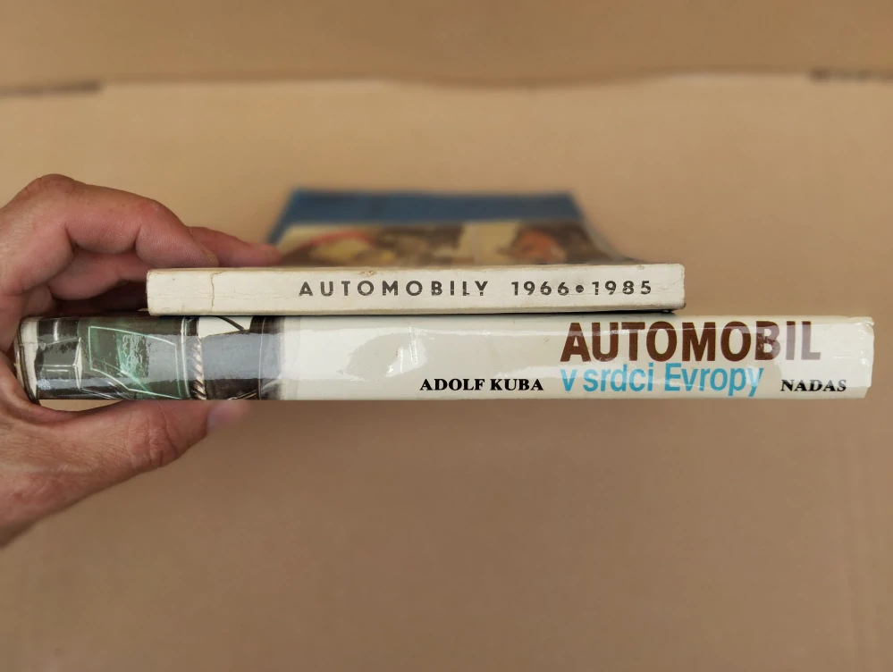 Dvě zajímavé knihy o starých autech, veteráni  - Komisní prodej -