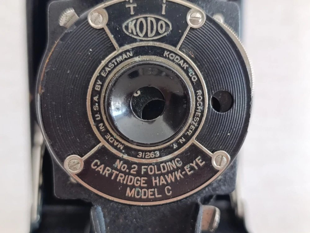 Historický Kodak No. 2 Folding Cartridge Hawkeye Model C