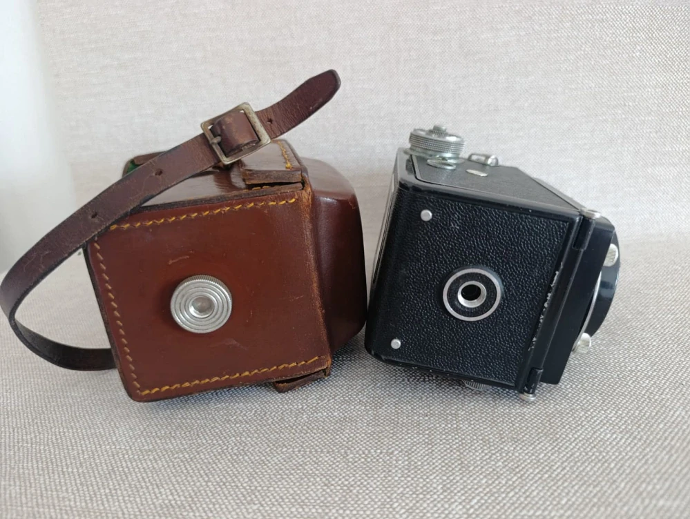 Flexaret V Meopta Belar 3,5/80 + pouzdro, pěkný stav  (č.37)