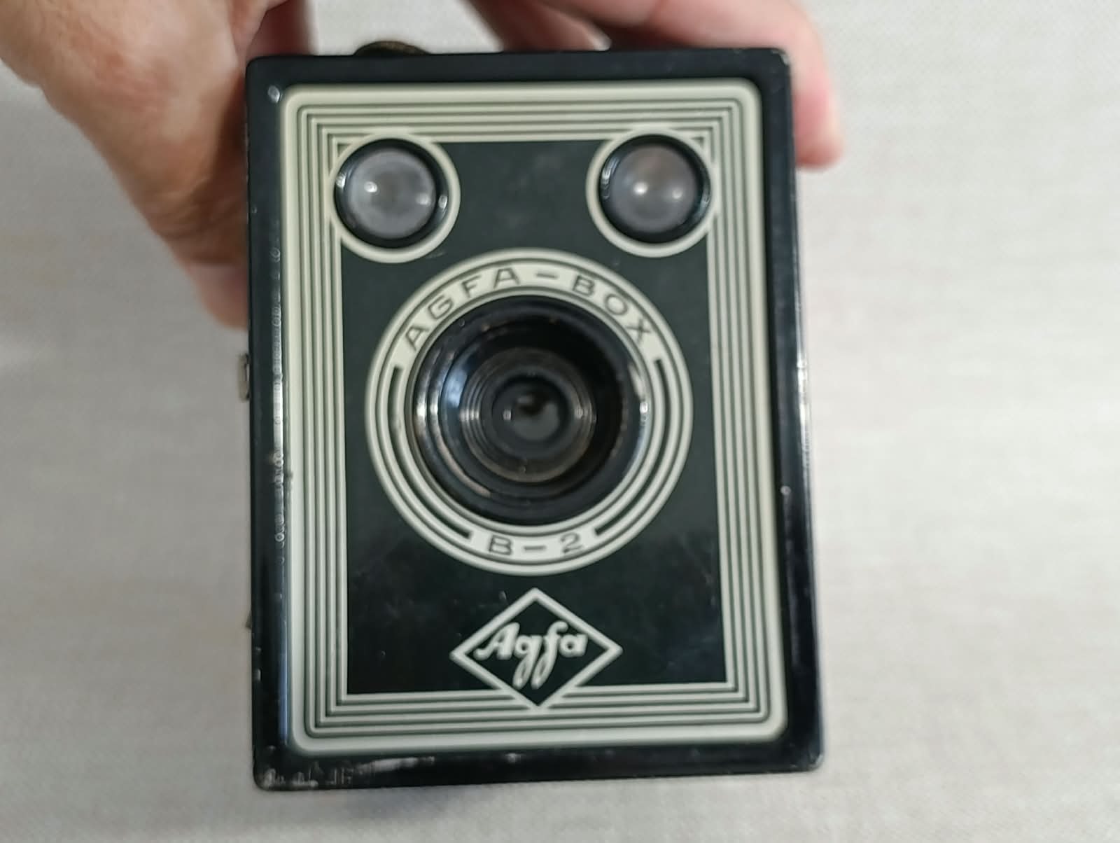 Historický fotoaparát AGFA-BOX B-2 původní pouzdro