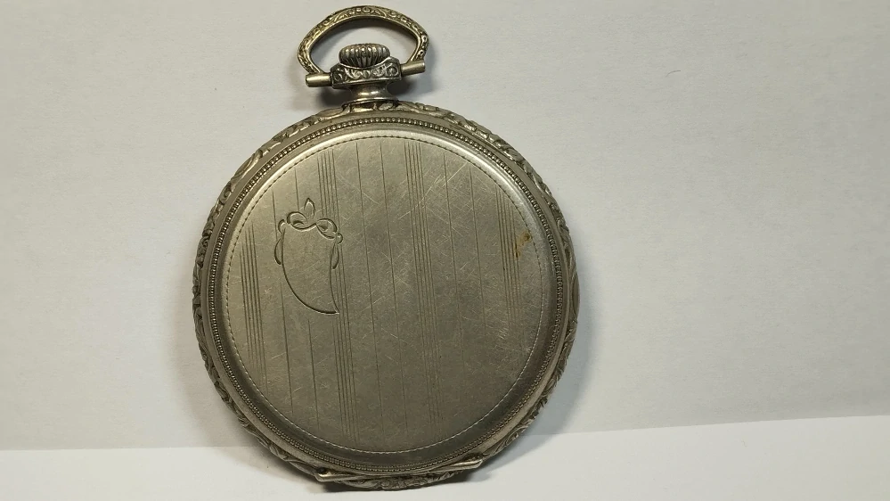 Starožitné švýcarské kapesní hodinky PRIMA HOMIS WATCH – Art Deco, funkční po hodináři, frakovky