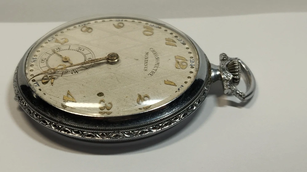 Pánské pěkné kapesní hodinky CHRONOMETRE MONTANUS