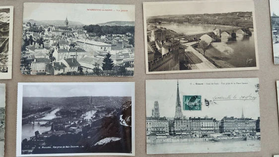 50ks velmi staré pohledy, pohlednice, Francie aj.