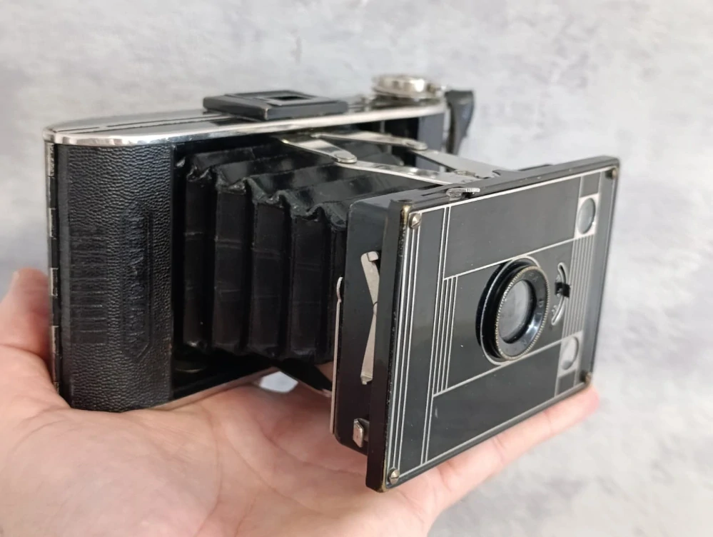 Měchový fotoaparát Agfa Billy Clack + POUZDRO