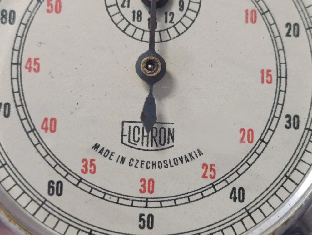 Staré československé stopky ELCHRON (zastavuji se)