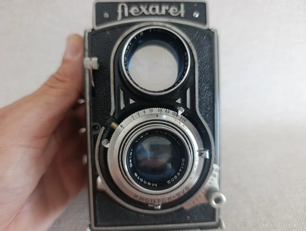 Meopta Flexaret asi IV/IVa – Belar 3,5/80 + pouzdro Flexaret V (č.27)