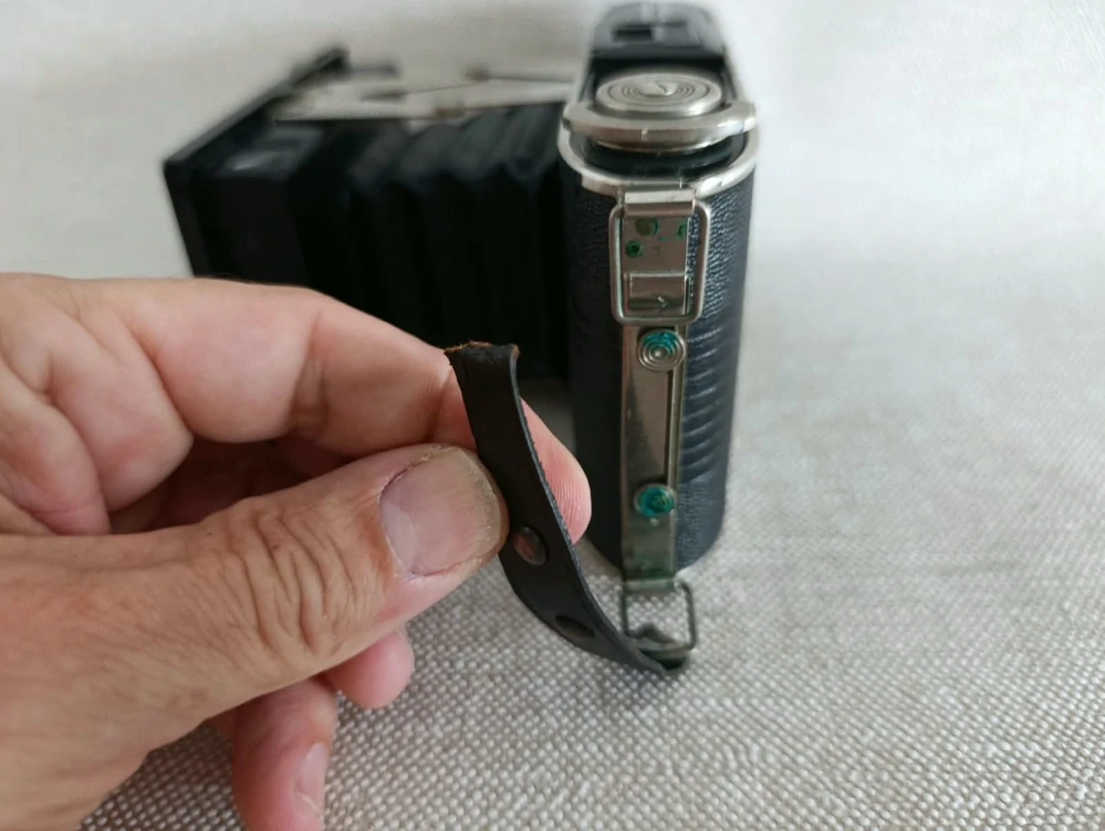 Starý měchový fotoaparát Agfa Billy-Clack Bilinar F:11 + pouzdro   č.76