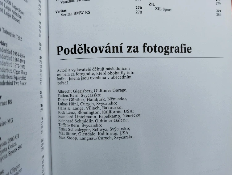 Encykolepedie sportovních vozů  - Komisní prodej -