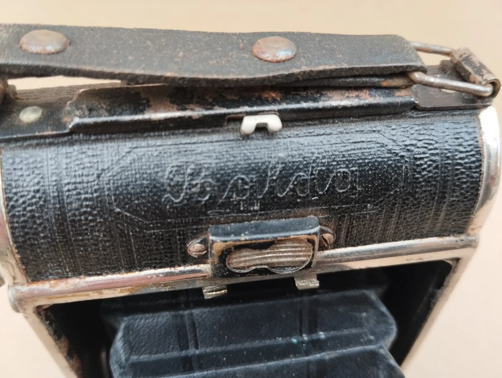 Starý německý fotoaparát Balda + pouzdro