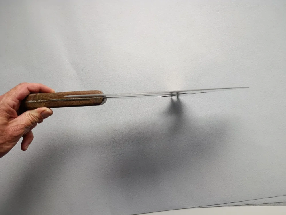 Starožitný sekáček na maso – atypický design (liška), řeznictví dekorace