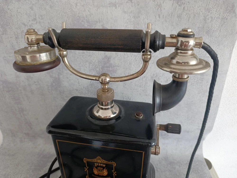 Starý orig.dánský telefon Jydsk do sbírky nebo k dekoraci