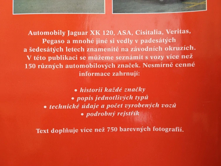 Encykolepedie sportovních vozů  - Komisní prodej -