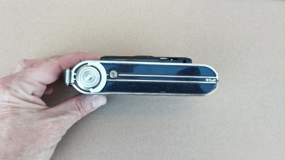 Starý německý měchový fotoaparát Agfa Billy Clack Art Deco