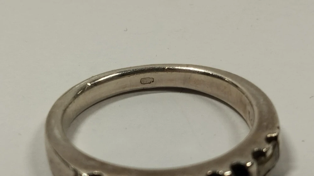 Starý stříbrný prsten vel.52