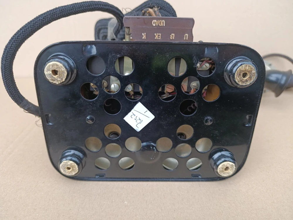 Velmi starý dánský telefon Jydsk, hezký kus    - Komisní prodej -