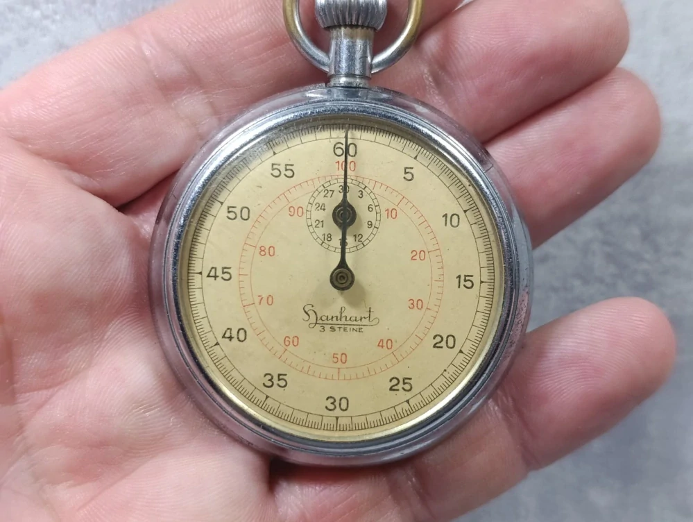 Německé vojenské stopky HANHART – II. říše