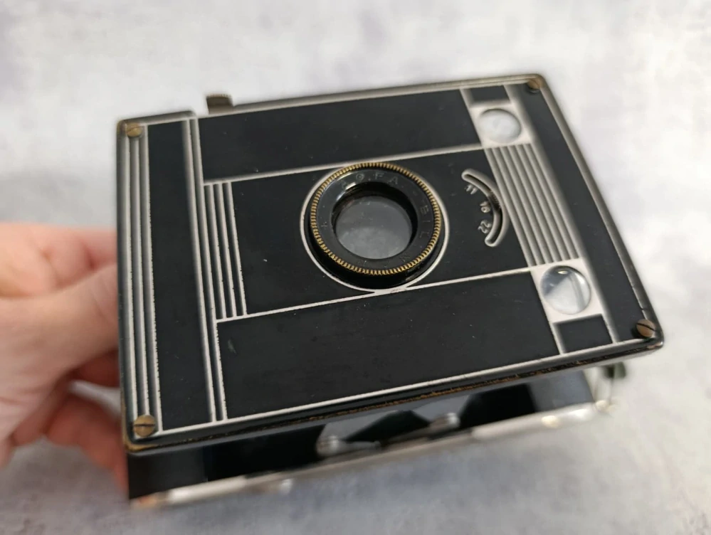 Měchový fotoaparát Agfa Billy Clack + POUZDRO