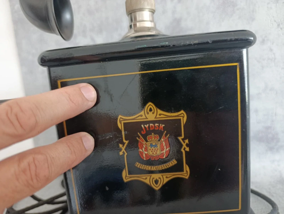 Starý orig.dánský telefon Jydsk do sbírky nebo k dekoraci
