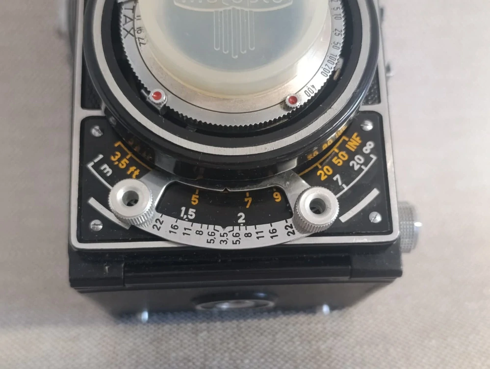 Flexaret V Meopta – Belar 3,5/80, krytka, pouzdro a popruh (č.28)