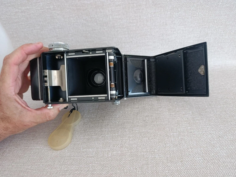 Flexaret V Meopta Belar 3,5/80 + pouzdro a krytka objektivů (č.32)