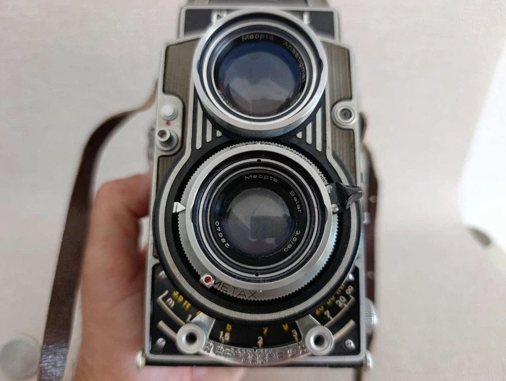 Flexaret VI Automat Meopta Belar 3,5/80 + pouzdro a krytka  (č.38)