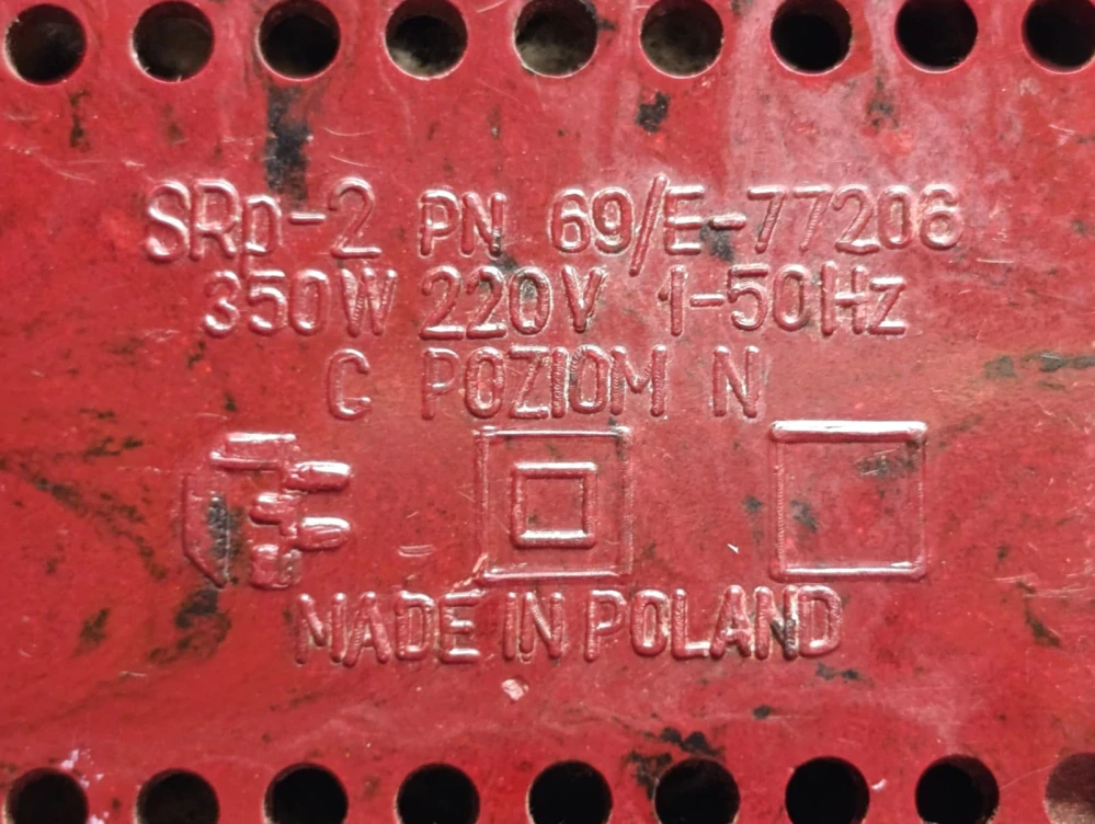 Retro fén FAREL SRD-2, Polsko, 350 W, 20. století.