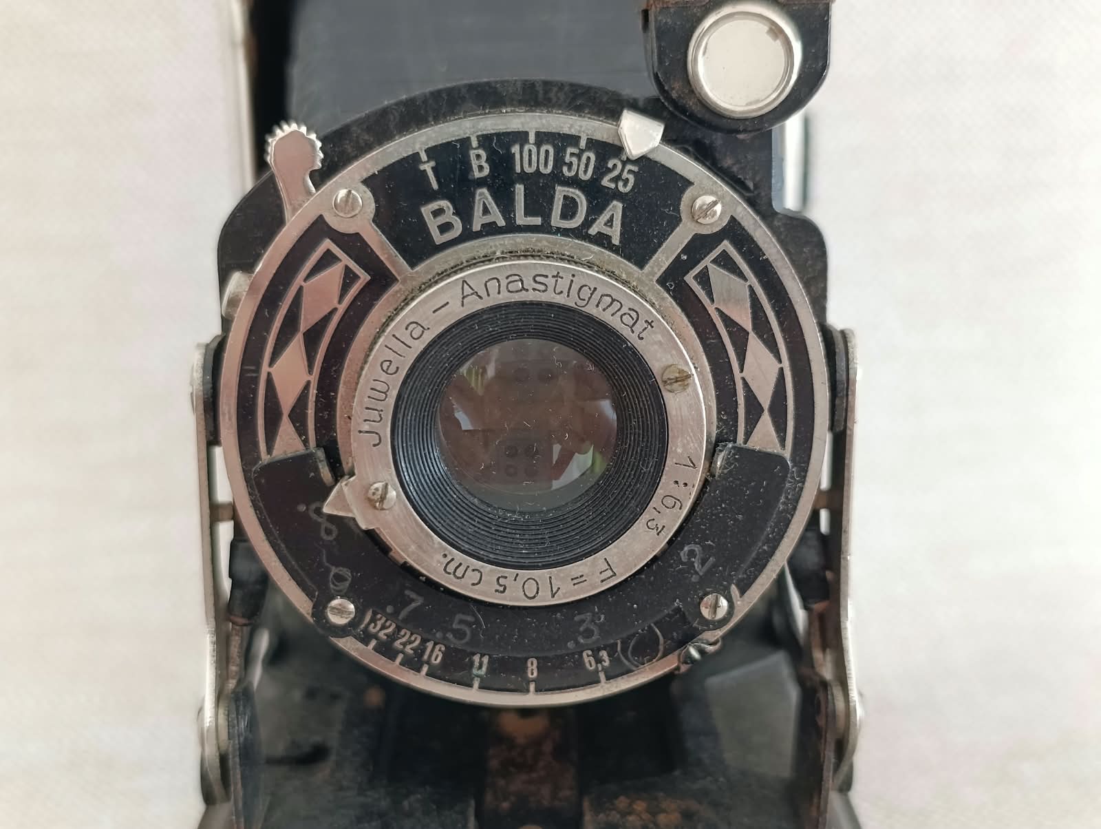 Balda Juwella Anastigmat 6,3/10,5 – starý měchový fotoaparát č.98